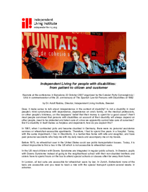 Independent-Living-for-people-with-disabilities-from-patient-to-citizen-and-customer