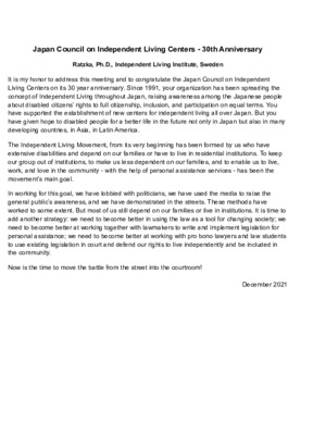 Japan-Council-on-Independent-Living-Centers-30th-Anniversary